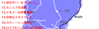 伊豆半島地図メニュー